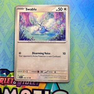 swablu (148/191) - common — pokémon: surging sparks